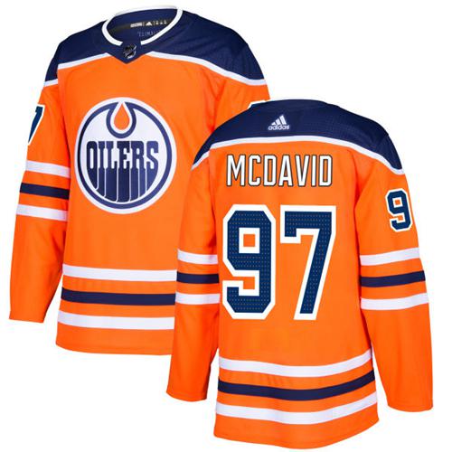 Adidas Edmonton Oilers #97 Connor McDavid Orange Home Authentic Stitched Youth NHL Jersey->youth nhl jersey->Youth Jersey